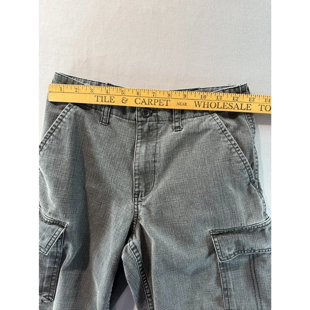 Y2K Polo Jeans Co Ralph Lauren Gray Cargo Baggy Pants Kids‎ Size 8